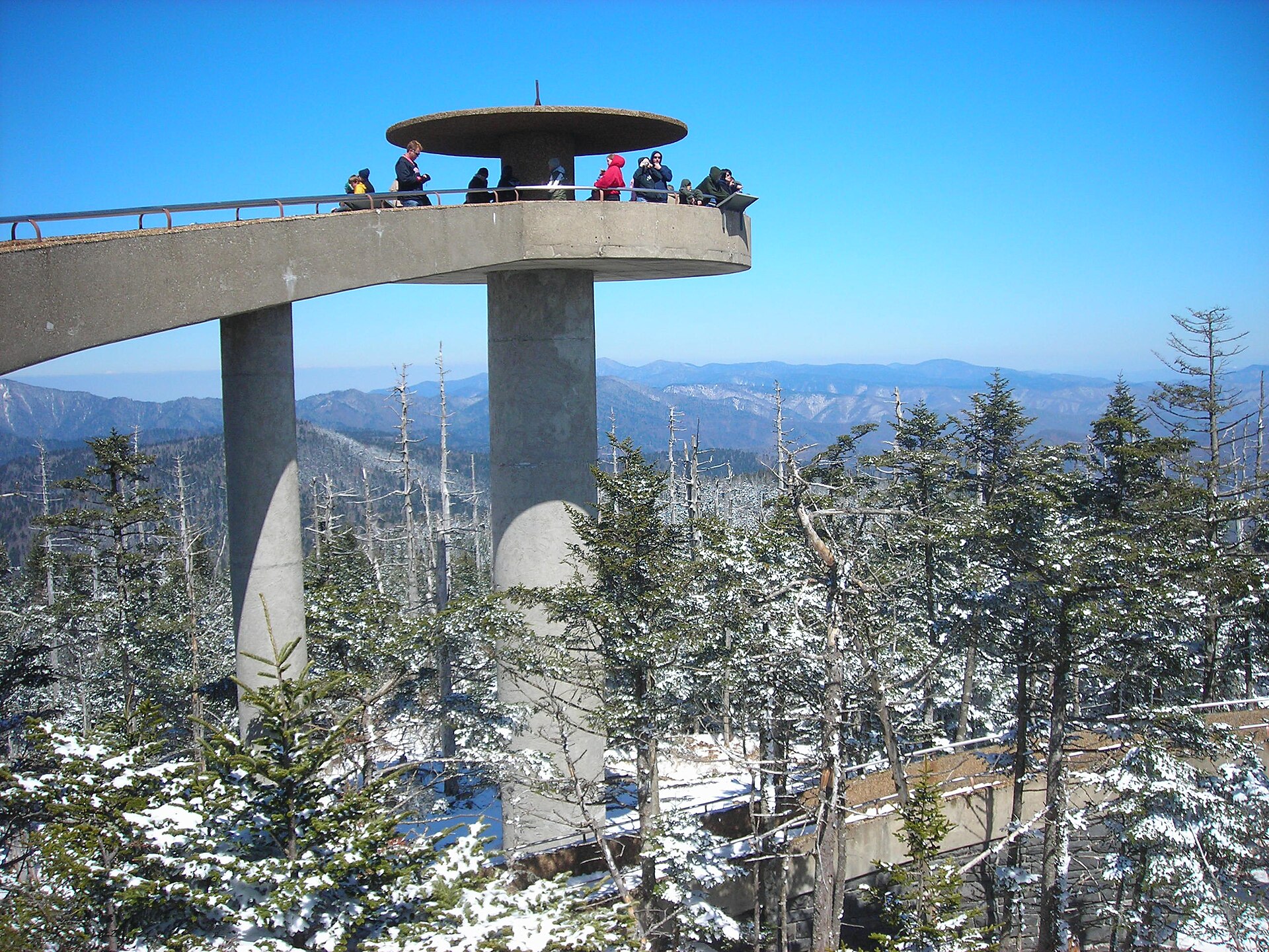 Kuwohi (Clingmans Dome) and Newfound Gap sunrise spots