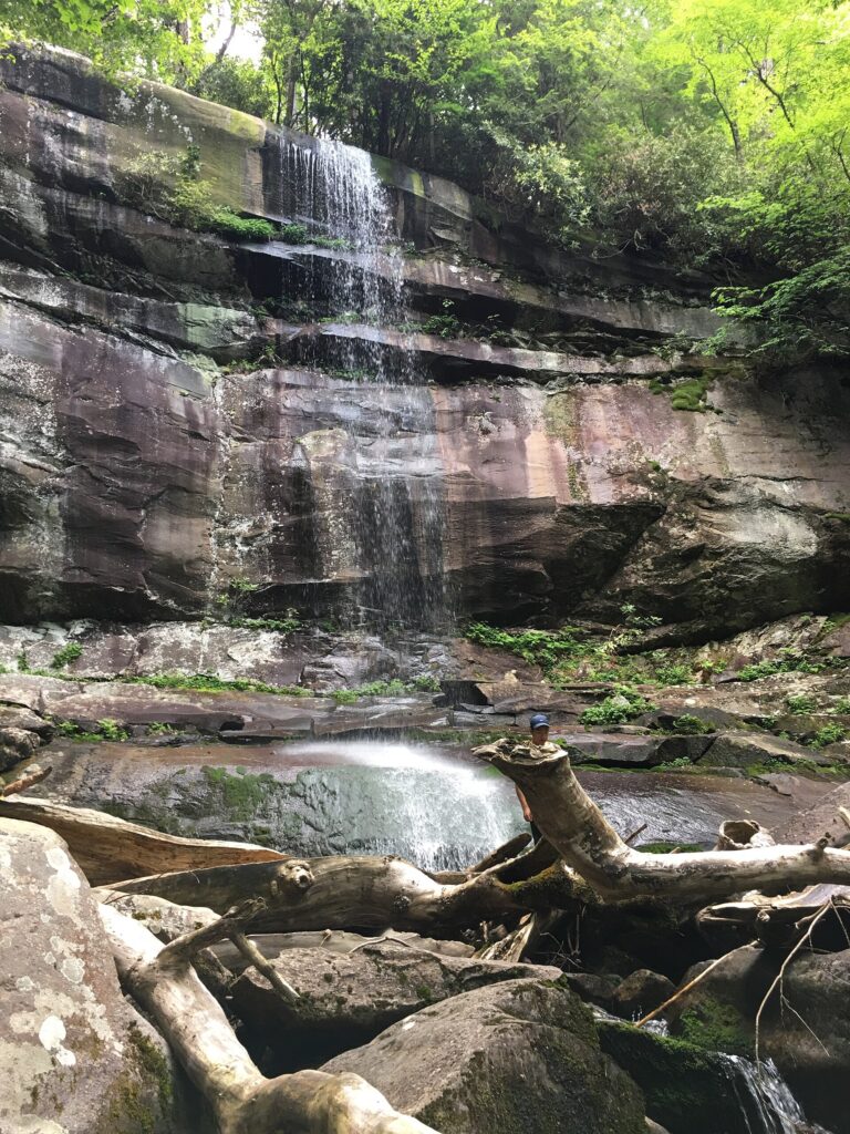 Rainbow Falls in Great Smoky Mountains National Park