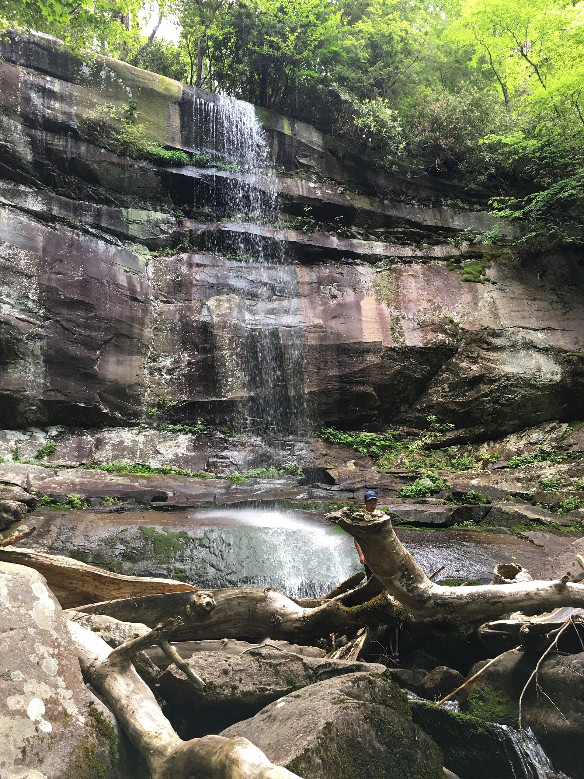 Rainbow Falls in Great Smoky Mountains National Park